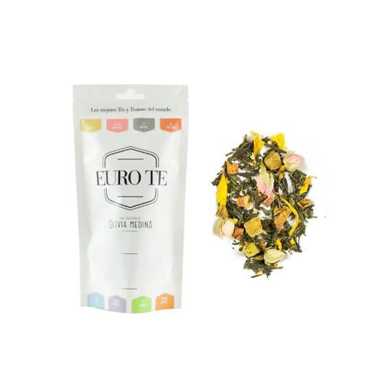 Imagen de Té verde sencha granada frambuesa Euro te 100g
