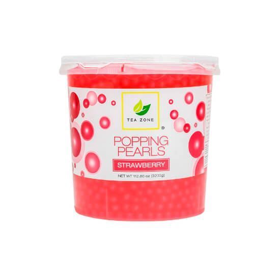 Imagen de Perlas explosivas sabor fresa Tea Zone Popping Pearls 3.2kg
