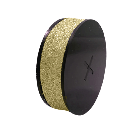 Imagen de Listón fantasía diamantado dorado Ma Baker and Chef (840 cm x 2 cm)