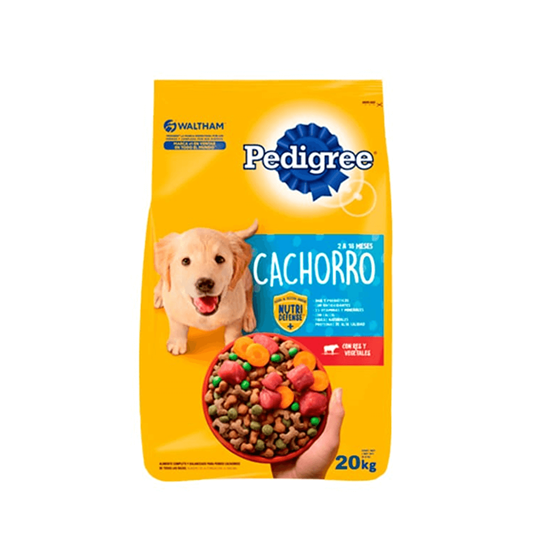 Imagen de Alimento para perro Pedigree cachorros todas las razas 20kg