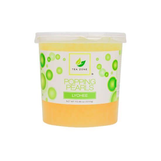 Imagen de Perlas explosivas sabor lychee Tea Zone Popping Pearls 3.2kg