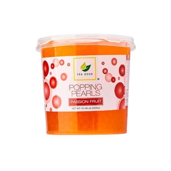 Imagen de Perlas explosivas sabor maracuyá Tea Zone Popping Pearls 3.2kg