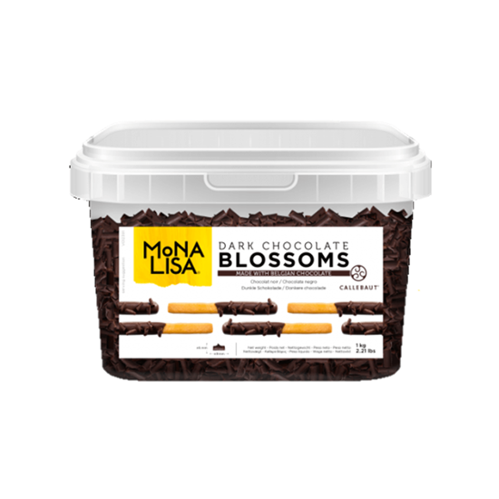 Imagen de Rizos de chocolate oscuro Mona Lisa 1kg