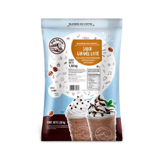Imagen de Base en polvo para bebidas sabor caramel latte Big Train 1.59kg