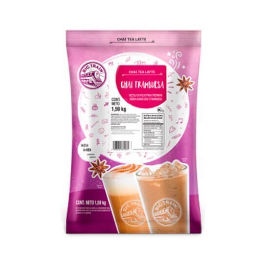 Imagen de Base en polvo para bebidas sabor chai frambuesa Big Train 1.59kg