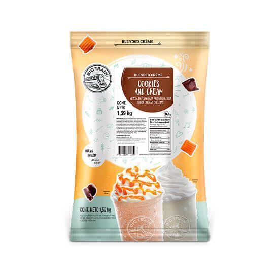 Imagen de Base en polvo para bebidas sabor cookies & cream Big Train 1.59kg