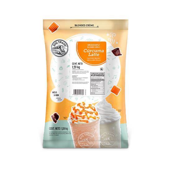Imagen de Base en polvo para bebidas sabor cúrcuma latte Big Train 1.59kg