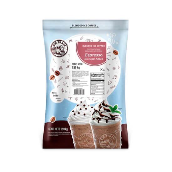 Imagen de Base en polvo para bebidas sabor café espresso Big Train 1.59kg