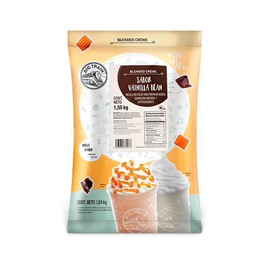 Imagen de Base en polvo para bebidas sabor vainilla en vaina Big Train 1.59kg
