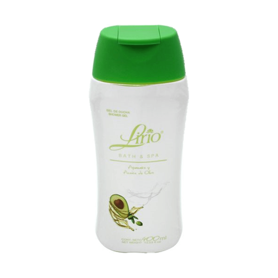 Imagen de Jabón liquido corporal aguacate y aceite de olivo Lirio Bath & Spa 400ml