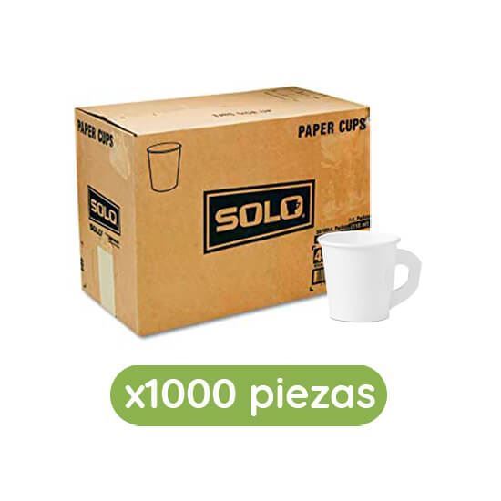 Imagen de Vasos térmicos color blanco de 4oz (118ml) con asa Solo Cup 1000 pzas