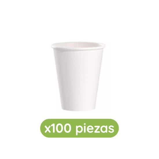Imagen de Vasos desechables térmicos color blanco de 8oz (236ml) Solo Cup 100 pzas