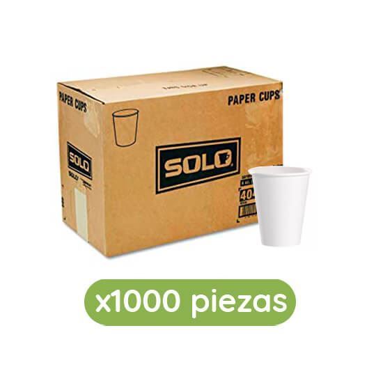 Imagen de Vasos térmicos color blanco de 8oz (236ml) Solo Cup 1000 pzas