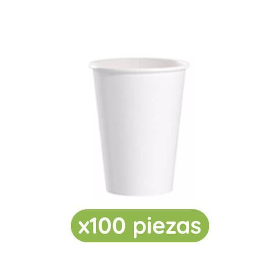 Imagen de Vasos térmicos color blanco de 12oz (354ml) Solo Cup 100 pzas