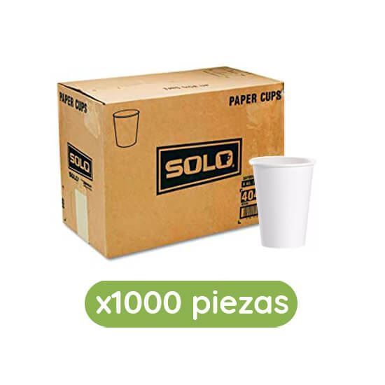 Imagen de Vasos térmicos color blanco de 12oz (354ml) Solo Cup 1000 pzas