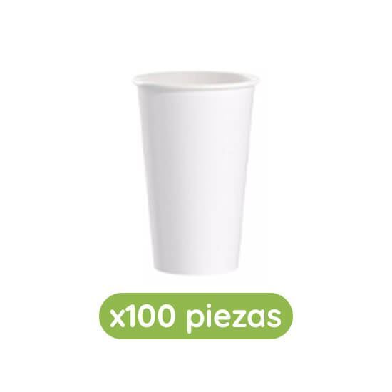 Imagen de Vasos térmicos color blanco de 16oz (473ml) Solo Cup 100 pzas