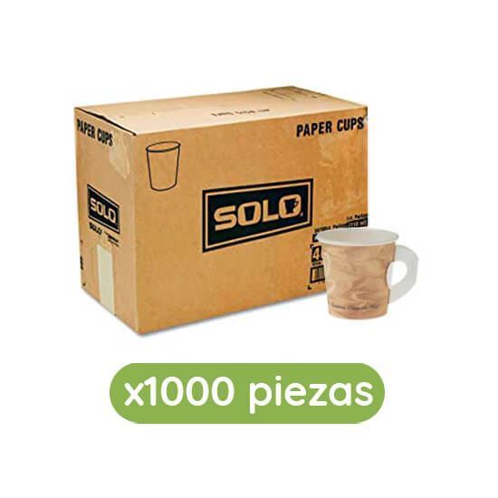 Imagen de Vasos desechables térmicos modelo mistique de 4oz (118ml) con asa Solo Cup 1000 pzas