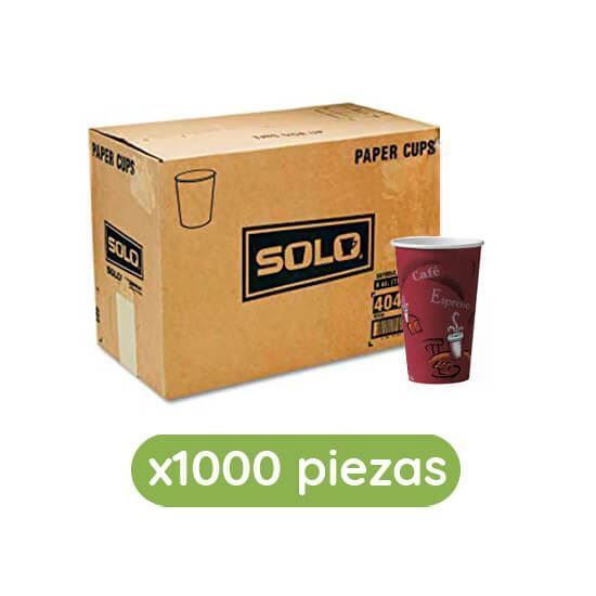 Imagen de Vasos desechables térmicos modelo bistro de 16oz (473ml) Solo Cup 1000 pzas