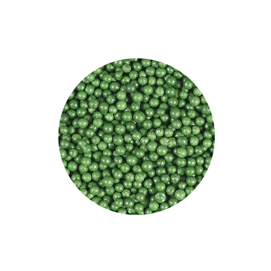 Imagen de Perlas comestibles color verde oscuro chicas a granel