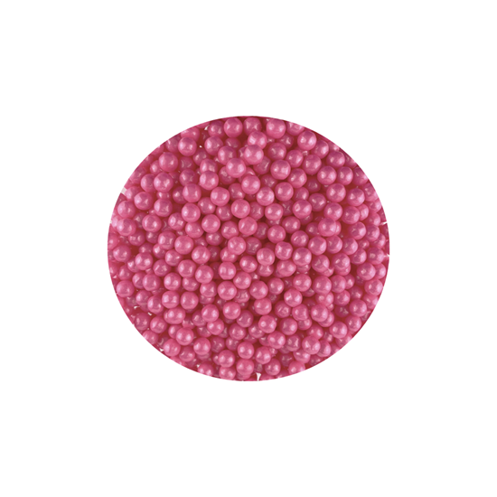 Imagen de Perlas comestibles color fucsia chicas a granel