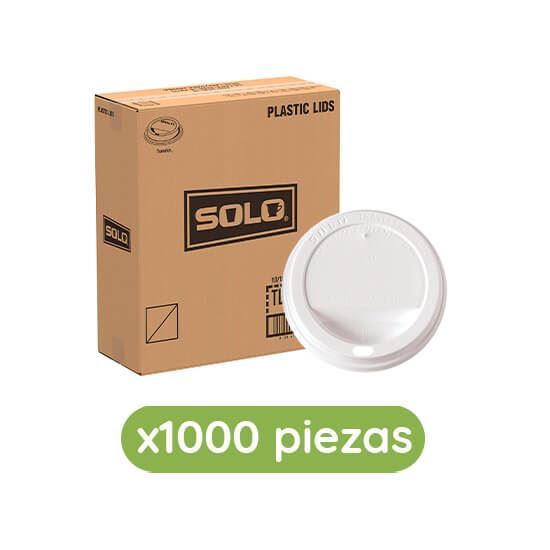 Imagen de Tapa capuchinera blanca para vaso 12, 16 o 20oz Solo Cup 1000 pzas