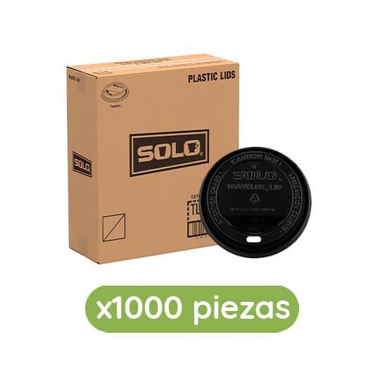 Imagen de Tapa capuchinera negra para vaso 10oz Solo Cup 1000 pzas