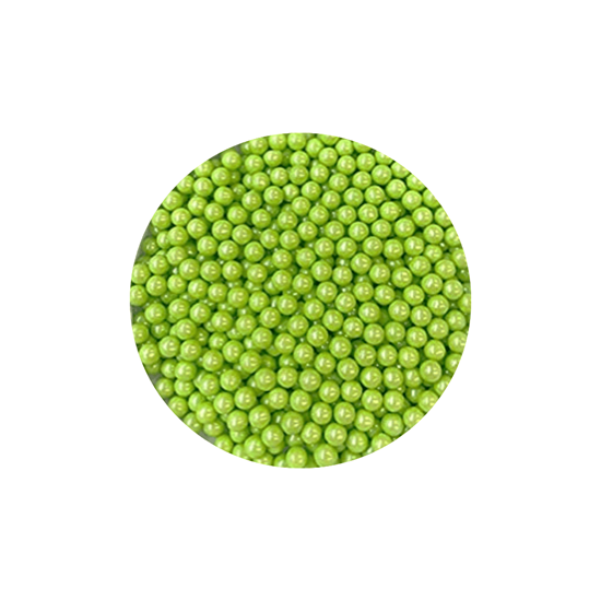 Imagen de Perlas comestibles color verde claro chicas a granel