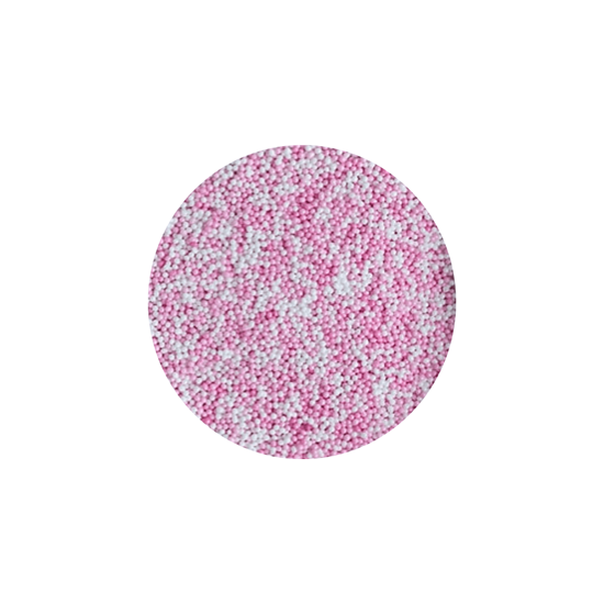 Imagen de Perlas comestibles color rosa, fucsia y blanco mini a granel