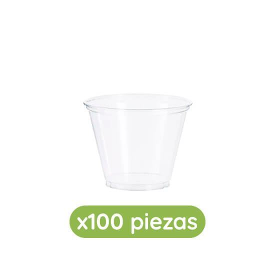 Imagen de Vaso desechable PET cristal perfil bajo de 9oz (266ml) Solo Cup 100 pzas