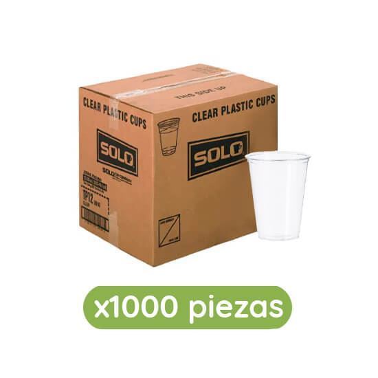 Imagen de Vaso desechable PET cristal de 12oz (354ml) Solo Cup 1000 pzas