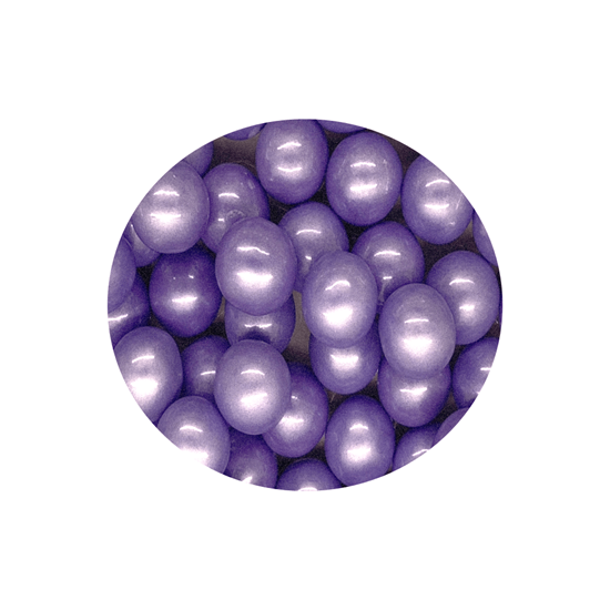 Imagen de Perlas comestibles color morado grandes a granel