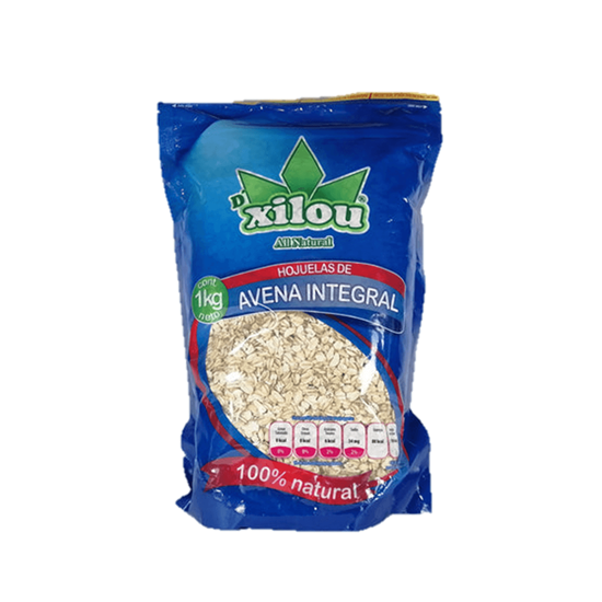 Imagen de Hojuelas de avena integral 100% natural D' Xilou 1kg