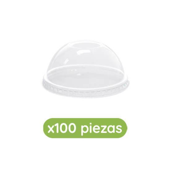 Imagen de Tapa domo con orificio para vaso perfil bajo de 9oz Solo Cup 100 pzas
