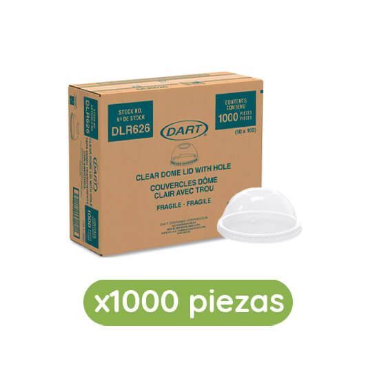 Imagen de Tapa domo con orificio para vaso perfil bajo de 9oz Solo Cup 1000 pzas