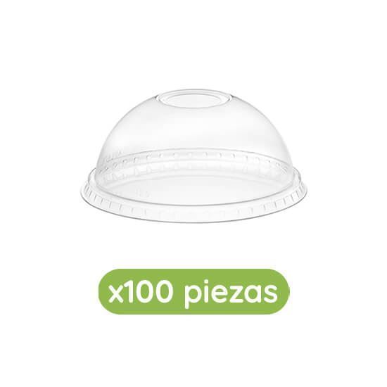Imagen de Tapa domo con orificio para vaso de 12oz Solo Cup 100 pzas