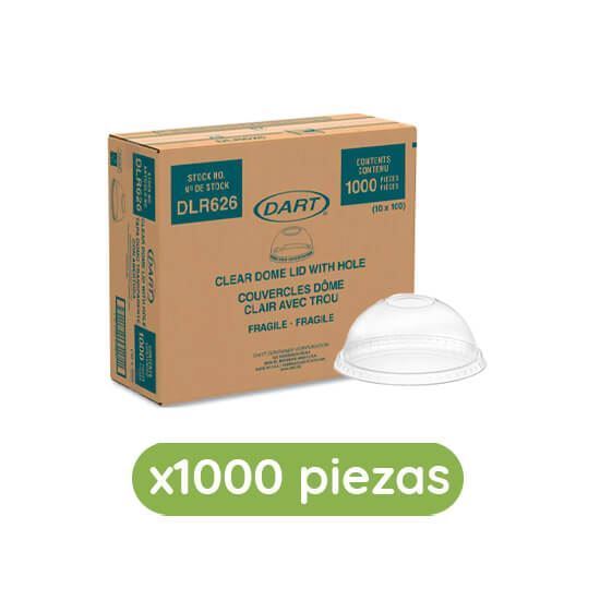 Imagen de Tapa domo con orificio para vaso de 12oz Solo Cup 1000 pzas