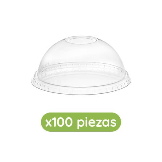 Imagen de Tapa domo con orificio para vaso de 14oz Solo Cup 100 pzas