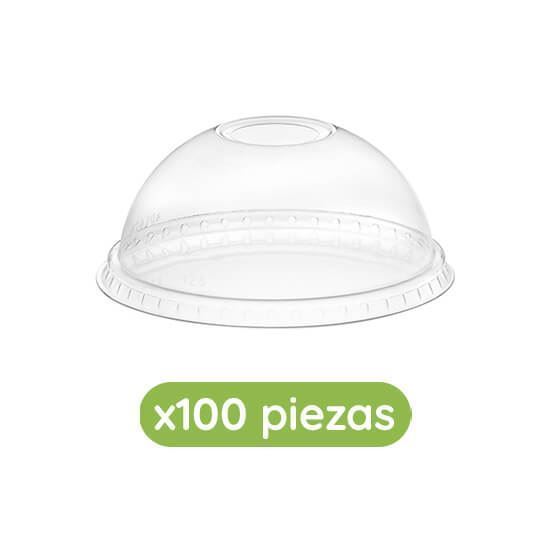 Imagen de Tapa domo con orificio para vaso de 16oz Solo Cup 100 pzas