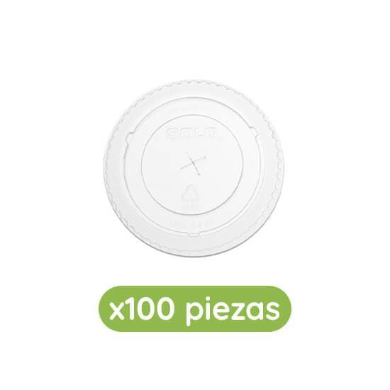 Imagen de Tapa plana con orificio para vaso de 10oz Solo Cup 100 pzas