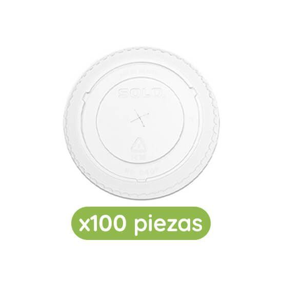 Imagen de Tapa plana con orificio para vaso de 20oz Solo Cup 100 pzas