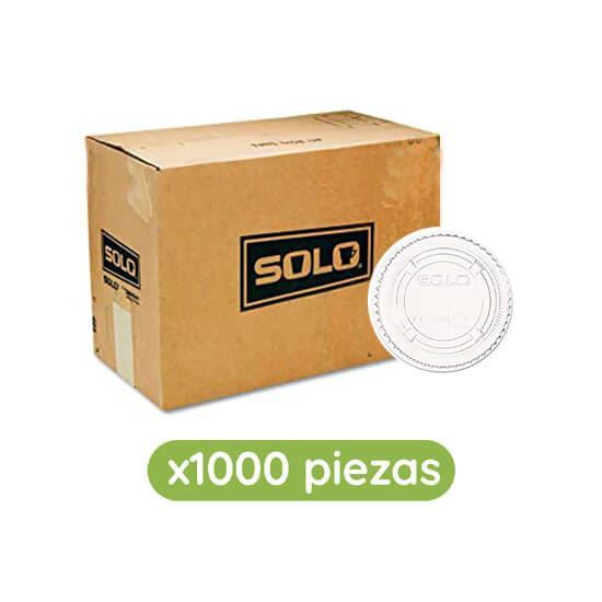 Imagen de Tapa plana transparente para tazón de 16oz Solo Cup 1000 pzas