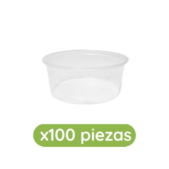 Imagen de Envase plástico transparente de 8oz Solo Cup 100 pzas