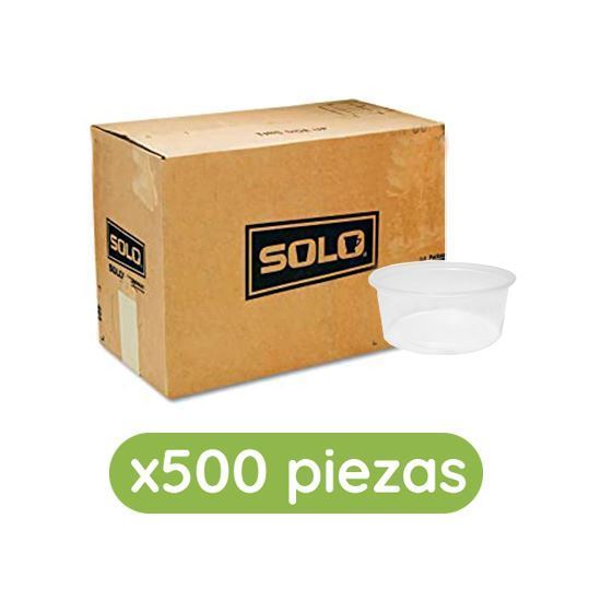 Imagen de Envase plástico transparente de 8oz Solo Cup 500 pzas