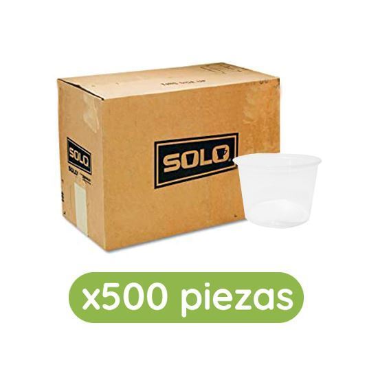 Imagen de Envase plástico transparente de 16oz Solo Cup 500 pzas