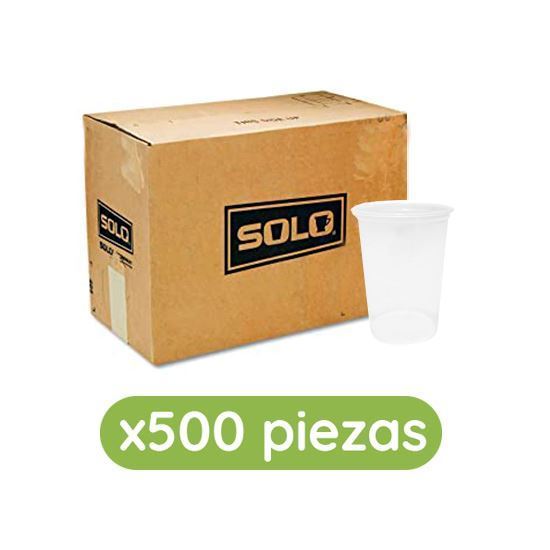 Imagen de Envase plástico transparente de 32oz Solo Cup 500 pzas