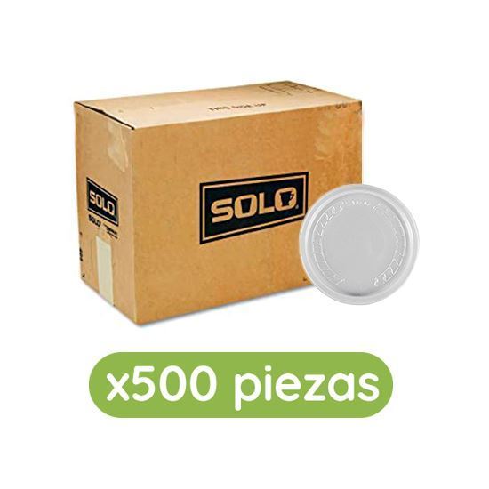Imagen de Tapa para envase transparente de 8, 16 o 32oz Solo Cup 500 pzas