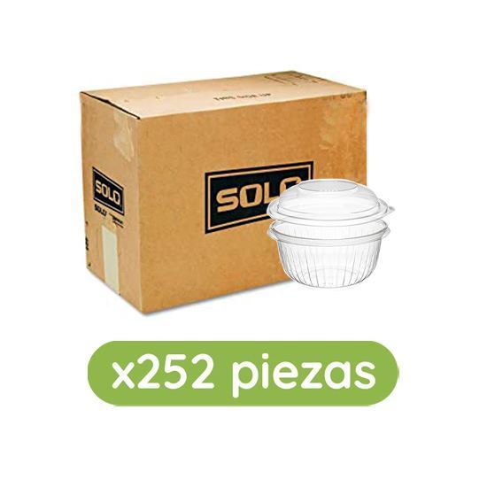 Imagen de Bowl ensaladero de 24oz con tapa Solo Cup 252 pzas