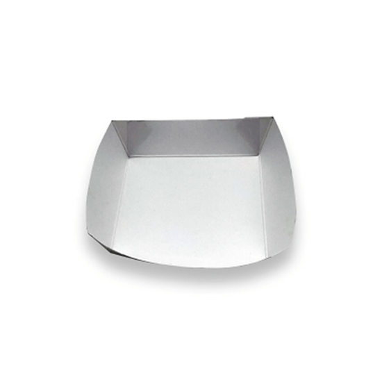 Imagen de Charola cuadrada color blanco 13 x 13 x 45 cm