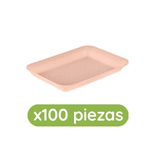 Imagen de Charola térmica biodegradable (23x18cm) Bio Reyma 100 pzas