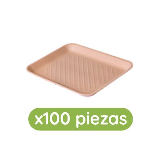 Imagen de Charola térmica biodegradable Mariel (21.5x16cm) Bio Reyma 100 pzas